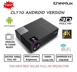 Proyektor Cheerlux Cl770 Android 4000